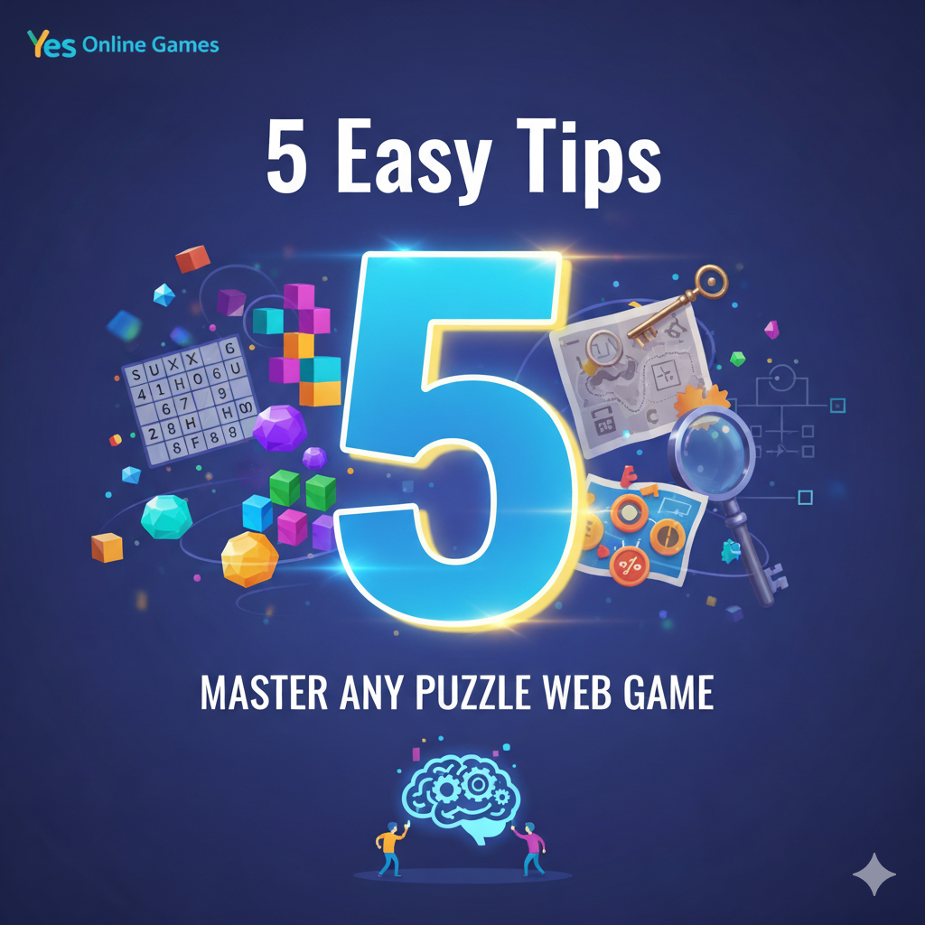 ​5 Easy Tips to Master Any Puzzle Web Game
